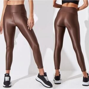 NOLI Liquid Leggings in Cafe Brown Yoga Workout Pants Size S